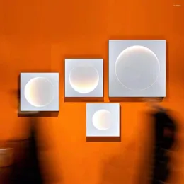 Wall Lamp Moon Designer Breathing Light Minimalistic Villa vardagsrummet Matsch Led Dynamic Atmosphere Decor Sconce