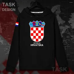 Herr hoodies kroatien hrvatska kroatiska hrv kroater herr hoodie tröjor toppar män höst streetwear kläder sportkläder träning 20