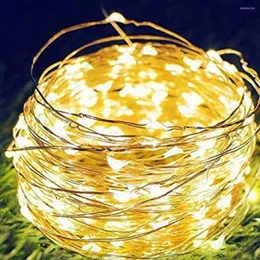 Strings Christmas Led String Lights Decoration Waterproof Fariy Garland Wedding Year Outdoor Room