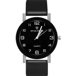 HBP Fashion 37mm Unisex Womens Watches Quartz Movement Wristwatches Stainless Steel Case Leather Strap No Box Ladies Watch Montres de luxe