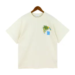 2023 Дизайнерские мужские футболки Мужские высококачественные летняя футболка с печеночной печати круглой шеи с коротки