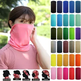 Partihandel Magic Scarves Plain Color Cycling Running Toming Magic pannband Sport Turbans Cycling Scarf Scarves Literary