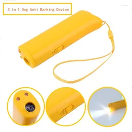 Dog Collars Repeller Anti Barking Device 3 in 1 Ultrasonic stray Pet Training Control with LED Suppl