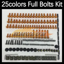 268PCS Complete MOTO Body Full Screws Kit For YAMAHA YZFR6 YZF-R6 YZF R6 98 99 00 01 02 1998 1999 2000 2001 2002 Motorcycle Fairing Bolts Windscreen Bolt Screw Nuts Nut Set