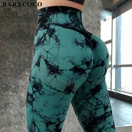 Yoga kıyafeti rxrxcoco dikişsiz yoga pantolon egzersiz tozlukları fitness için kadınlar için kadınlar için yüksek bel popo pantolon yukarı pantolon seksi spor tozlukları t230211