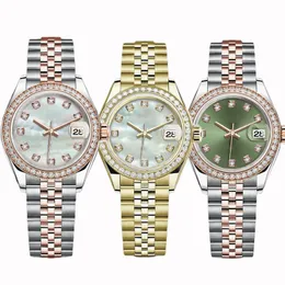 wristwatch for women designer diamond watches womens automatic rose Gold date size 36MM 31MM 28MM Sapphire glass waterproof Montres pour dames ladies iced out watch