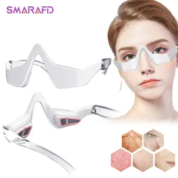 Eye Massager 3D Anti Aging Terapia della luce rossa Rafforzamento della pelle Dispositivo di cura EMS Sollievo Occhiaie Rughe Affaticamento Rimuovi 230211