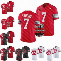 100th Ohio State Football Jersey Njigba Buckeyes C.J.ストラウド・ダラン・ヘイデン・ミヤン・ウィリアムズ・ダワンド・ジョーンズ・エメカ・エグブカ・トレヴィオン・ヘンダーソン・ハリソン・ジュニア・トゥイモロウ・ジャージー