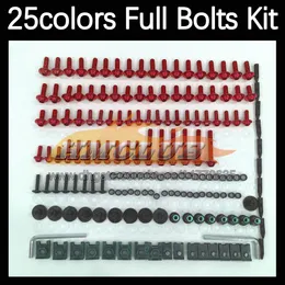 268PCS完全なMoto Body Full Screws Kit for Kawasaki Ninja ZXR400 ZX-R400 89-90 ZXR-400 ZXR 400 89 90 1990 1990モーターサイクルフェアリングボルト