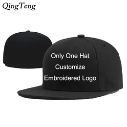 S Custom Fitted Cap Team Вышивая буква Бейсболки для мужчин Женщины хип -хоп.