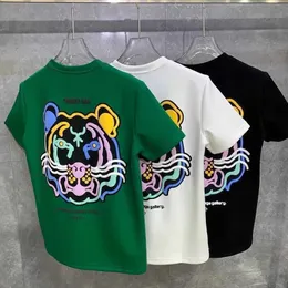 T-shirts 2022 Summer New Boys 'Short Sleeve Tee Shirt Top Pure Cotton Middle Printed Fashion T-Shirt T230209