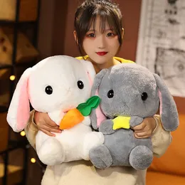 65cm Cute Stuffed Rabbit Plush Soft Cushion Bunny Kid Pillow Doll Birthday Gifts For Children Baby Accompany Sleep Toy