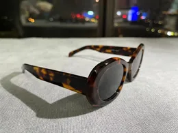 New Fashion Retro cat's eye sunglasses for women CE's Arc de Triomphe oval Luxury French high street