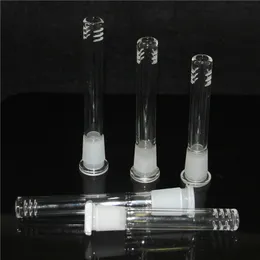 Hookah Glass Downstem 14mm 18mm Manlig kvinnlig fog Diffused Down Stam med 6 snitt för glasvattenrör dab rigg bong shisha vattenpipa