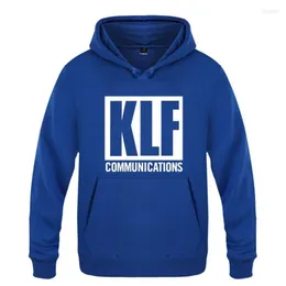 Herrtröjor The KLF Communications Sweatshirts Men 2023 Mens Hooded Fleece Pullover