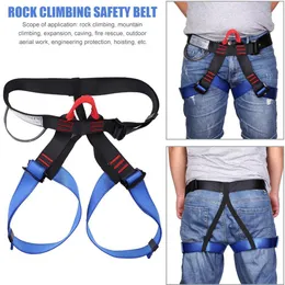 Cords Slings and Webbing Professional Outdoor Sports Safety Belt Rock Climbing Harness Midje Stöd Halva flygturöverlevnadsutrustning 230210