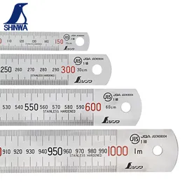 Taśma mierzy stalową linijkę ze stali shinwa stalowa linijka stalowa zagęszczona linijka stalowa 15 30 60 100 cm 230211