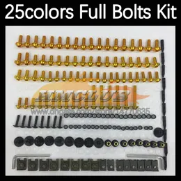 268pcs Complete Moto Body Full Winds Kit для Suzuki GSXR600 GSXR750 GSXR 600 750 CC K1 01 02 03 2001 2002 2003 Обтекание мотоциклетных болтов Винтовые стек