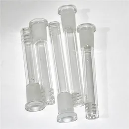 3 tum-6 tum 18 mm hane till 14 mm hona Glas vattenpipa delar Tillbehör Downstem Reducer Adapter Diffused Down Stam För Glasbägare Vatten Bong