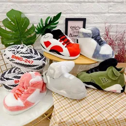 Slippers Dropship Sneakers Men House Floor Cotton Shoes Winter Plush Plush Women Women Cute Home Euesx Eu 35-45 US 5-10.5 Men Slipper 230211