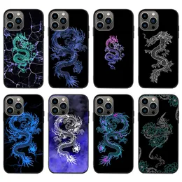 Fashion Animal Dragon Pattern Desgin Phone Case für iPhone 14 Plus Soft TPU Bumper Protective Silicone Shockproof Case
