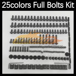 268-teiliges komplettes Moto-Körper-Schrauben-Set für Yamaha YZF R1 1000 CC YZF-1000 YZF1000 YZF-R1 YZFR1 98 99 1998 1999, Motorrad-Verkleidungsschrauben, Windschutzscheiben-Bolzen, Schraubenmuttern