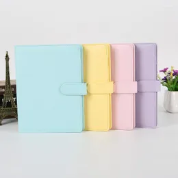 Pu Leather-proof A5 A6 Notebook Diary Schedule Binder Cute School Supplies Macaron Office