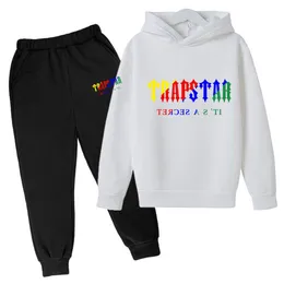 TRAPSTAR Kids Designer Tracksuits Hooded Sweater And Pants Set For