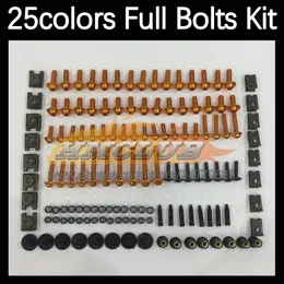 268PCS完全なMoto Body Full Screws Kit for Kawasaki Ninja ZX-12r ZX 12 R 12R ZX1200 ZX12R 02 03 04 05 06 02-06モーターサイクルフェアリングボルト