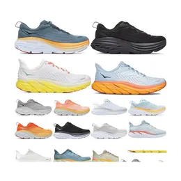 Dress Shoes Hoka One Bondi 8 Running Athletic Local Boots Clifton White Training Sneakers Accepted Lifestyle Shock Absorption Highwa Dhjgy