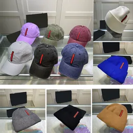 2023 Casquette Designer Hat Ball Caps Mens Beanies Stree Sports Baseball Cap Mitged Hats Cotton Canvas Casquettes Sun Purning Bonnet Fashion 10Colors Beanie