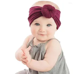 Hair Accessories Dziecięcy pącz Nylon Hairband Baby Baby Headbownnot dla dziewcząt miękki i elastyczny