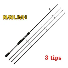 Canne da pesca per barche Catchu Canna da pesca Fibra di carbonio SpinningCasting Canne da pesca MLMMH 3 punte Carpfishing Pole per Reservoir Pond River Stream J230211