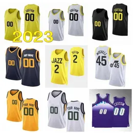 Custom 2023 New Basketball Jerseys 0 Russell 23 Lauri Westbrook Markkanen 0 Talen Horton-Tucker 41 Kelly Olynyk 22 Rudy 2 Collin Gay