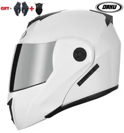 Vire para o capacete de motocicleta de face completa modular lente dupla motocross capacetes casco moto capacete para adultos man7913498