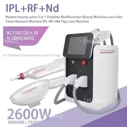 Hårborttagningsmaskin 3 i 1 IPL opt permanent ansikts rf ansiktslyftsystem pico laser picosekund tatuering avlägsnande skönhetsutrustning