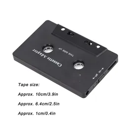 Blank Disks Car Audio Bluetooth Беспроводная кассетная магнитоспособность Bluetooth 5.0 Адаптер Aux Aux Black 230211