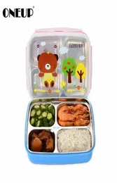 OneUp Bento Lunch Box 304StaLess Steel Cute Cartoon Kids Portable Picnic School Gezonde Ecofriendly Food Storage Containers D194856038