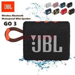 محمولة S ers Original JBL GO 3 GO3 Wireless Bluetooth Subwoofer Outdoor Waterproof Bass Sound Mini Color 230210