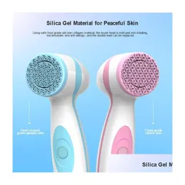 Reng￶ringsverktyg Tillbeh￶r Electric Wash Face Hine Facial Pore Cleaner Body Spa Mas Mini Skin Beauty Masr Sile Brush Drop Delivery DHZFS