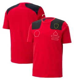 Den mest nya produkten F1 Formel One Red Team Clothing Racing Suit Lapel Polo Shirt Clothes Work Kort ärm T-shirt Män Anpassad FV2F