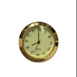 1 7/16 cala złote plastikowe zegar wkładki z Ivory Arabic Dial Zasilanie zegara PC21S Ruchowanie