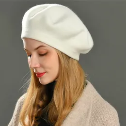 BeanieSkull Mütze, Baskenmütze aus Wolle, französischer Künstlerstil, warme Wintermütze, schlicht, einfarbig, elegante Dame, alle passenden Herbstmaler 230211