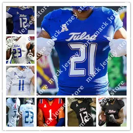 Custom College TULSA GOLDEN HURRICANE Football Jersey Дэвис Брин Стивен Андерсон Кейлон Стоукс ХуанКарлос Сантана Малахай Джонс Исайя Эппс