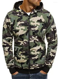 Men's Hoodies Camouflage Sweat Zipper Men Cardigan Workout Wear Man Hooded Sweatshirts Trui Heren Shirt Boys Coats Hoodie