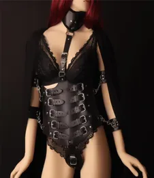 Punk gothique femmes en cuir harnais ceinture partie partie gothique corps bodnage taille ceintures pour femmes jarretiere ceintures8239617
