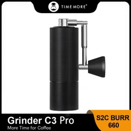 Manual Coffee Grinders TIMEMORE Chestnut C3 PRO Portable Grinder STAINLESS STEEL BURRS 230211