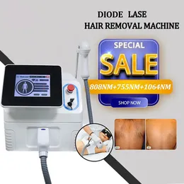 Powerful 808nm diode laser hair removal Machine 3 Wavelength Painless Permanent freezing point Lazer Depilation Skin Rejuvenation Beauty Equipment