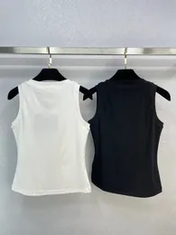 Kadın T-Shirt Tasarımcısı Milan Pist 2023 Yeni Bahar Yaz Baskı Tees Marka Aynı Stil Üstleri Wuku