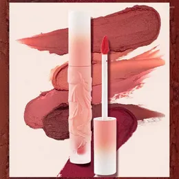 Lip Gloss Lameila Korean Butterfly Embossed Long Lasting Velvet Matte Glaze Moisturizing Waterproof Lipstick Beauty Makeup Cosmetics